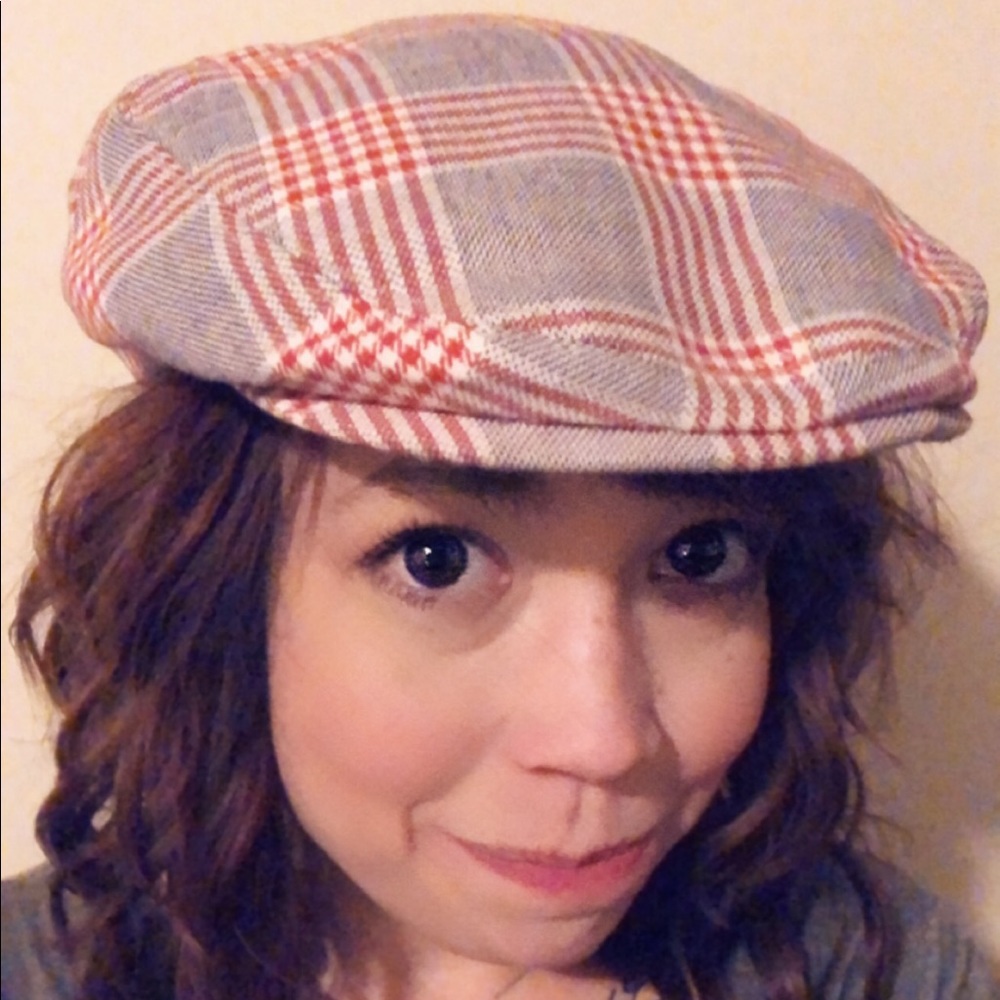Hip Vintage Plaid Newsboy Hat 😎